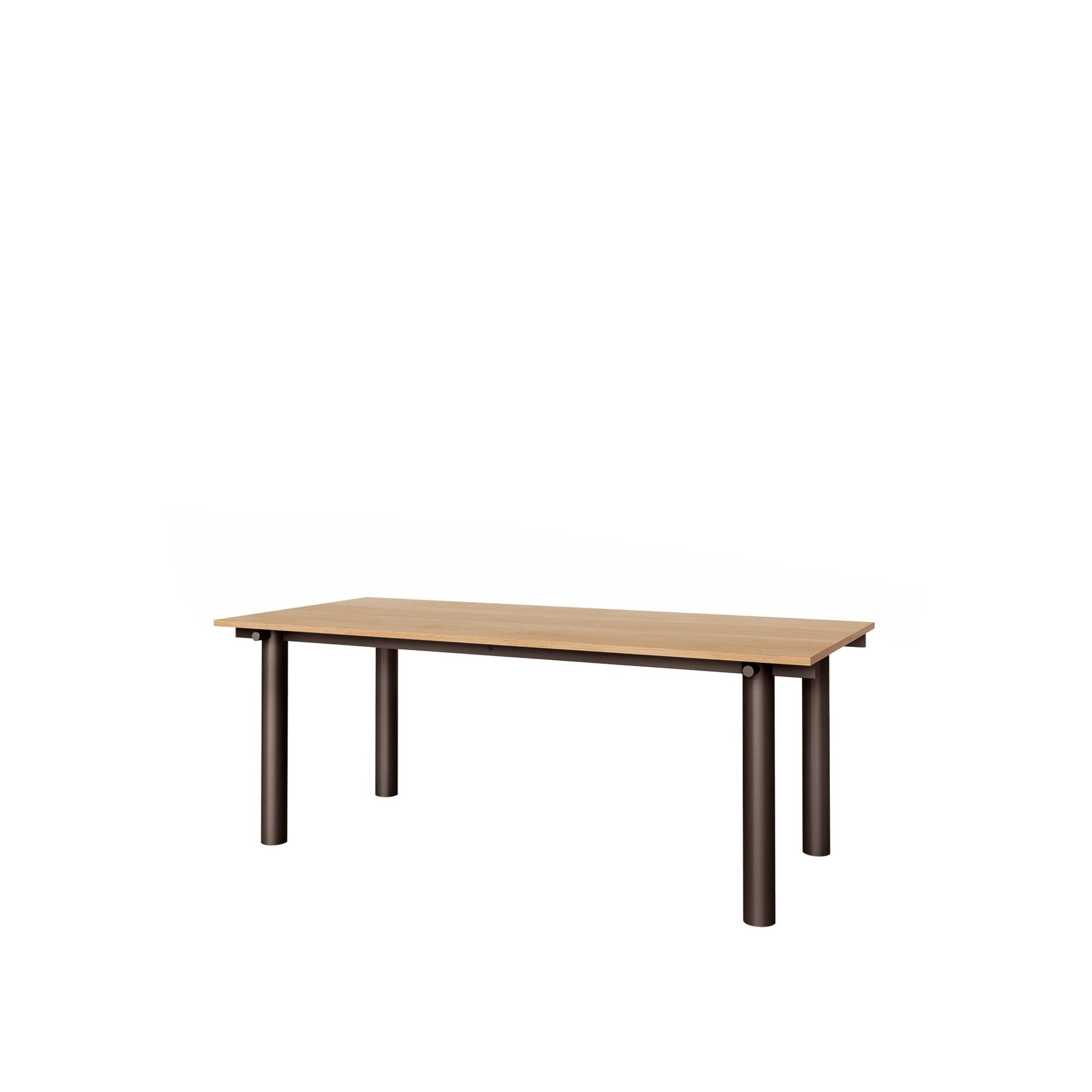 Atura spisebord 200x90 mørk sjokolade/eikfiner