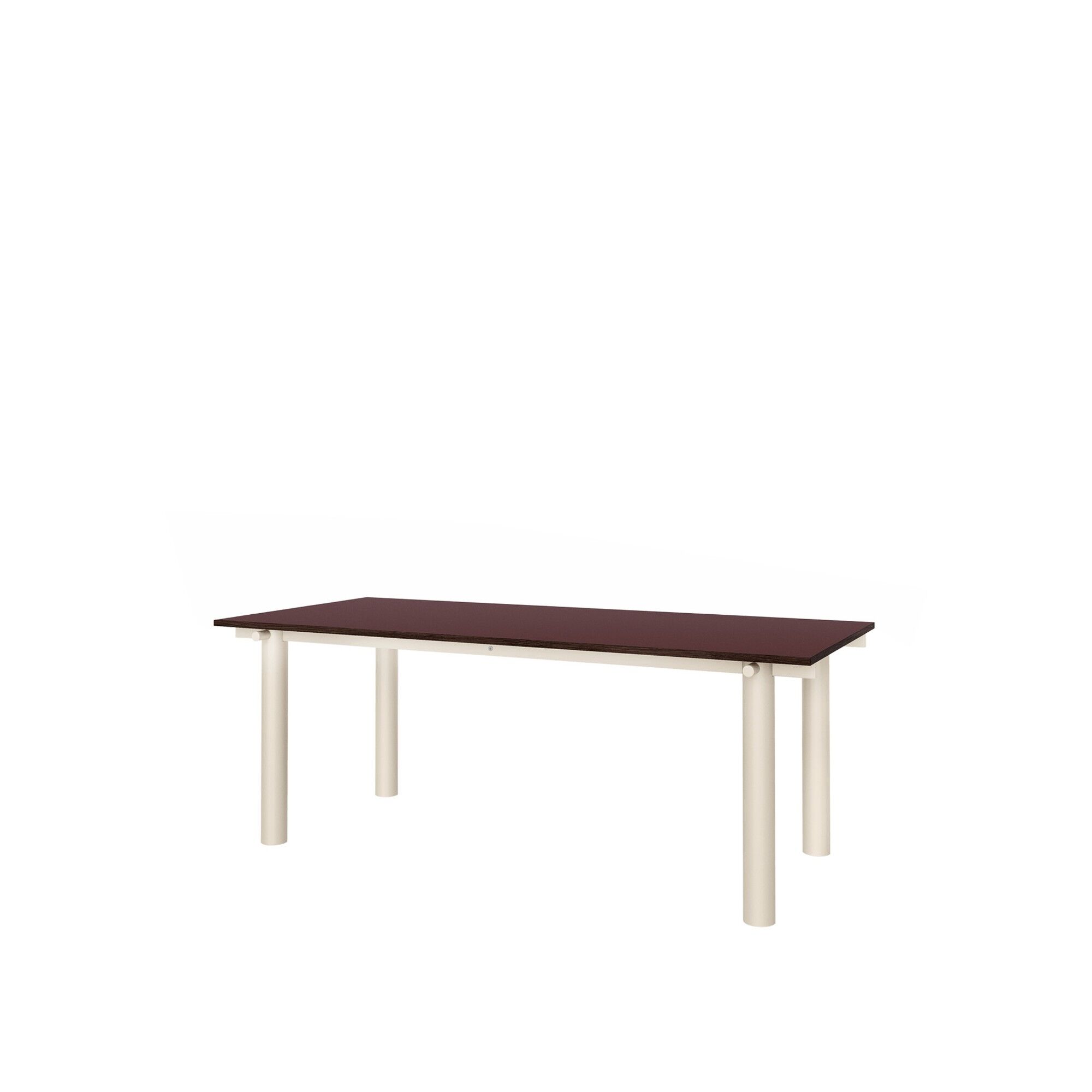 Atura Spisebord 200x90 Light Cashmere/Burgundy