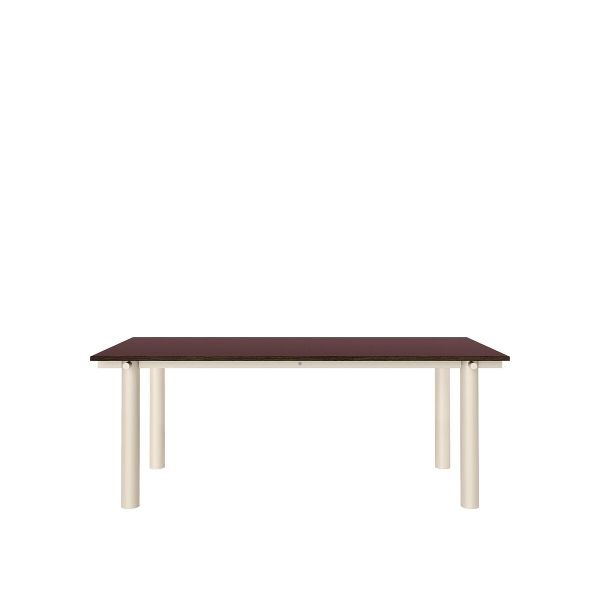 Atura Dining table 200x90 Light Cashmere/ Burgundy