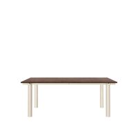 Atura Dining Table 200x90 Light Cashmere/Dark Stained Oak