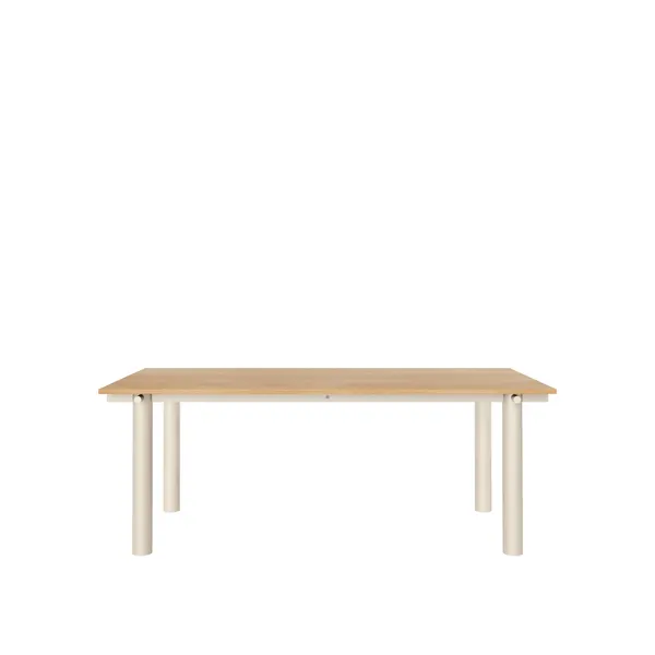 Atura Dining Table 200x90 Light Cashmere/Oak Veneer