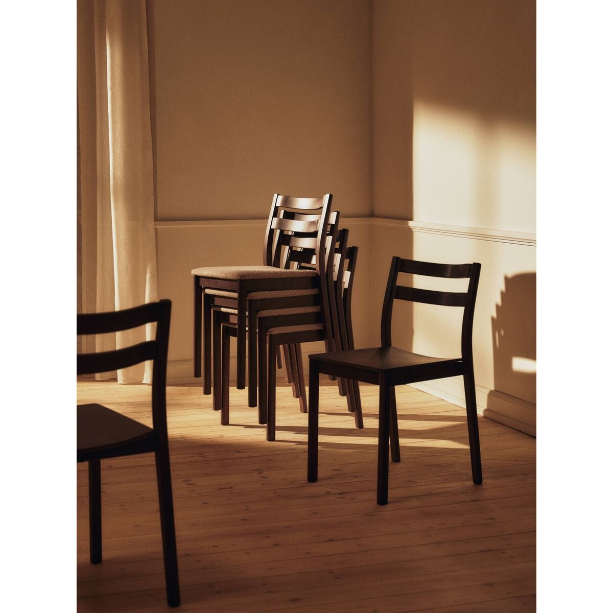 Boda Dining Chair Dark Stained Beech
