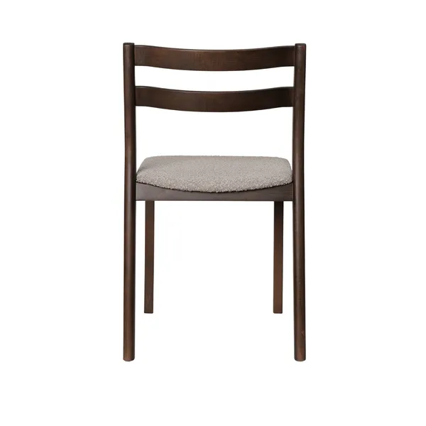 Boda Dining Chair Rugged Bouclé/Dark Stained Beech/Natural