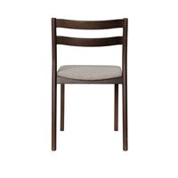 Boda Dining Chair Rugged Bouclé/Dark Stained Beech/Natural