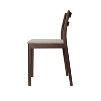 Boda Dining Chair Rugged Bouclé/Dark Stained Beech/Natural