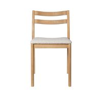 Boda Dining Chair Rugged Bouclé/Natural Oak/ Off White