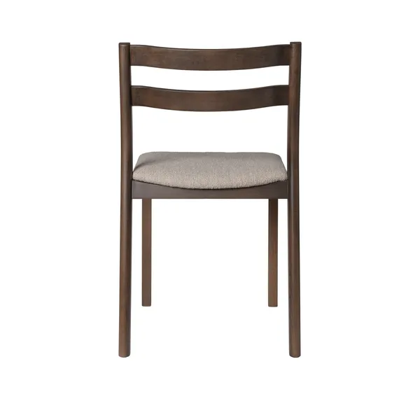 Boda Dining Chair Soft Bouclé/Dark Stained Beech/Natural