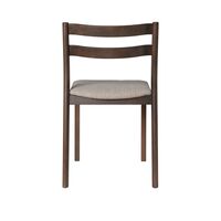 Boda Dining Chair Soft Bouclé/Dark Stained Beech/Natural