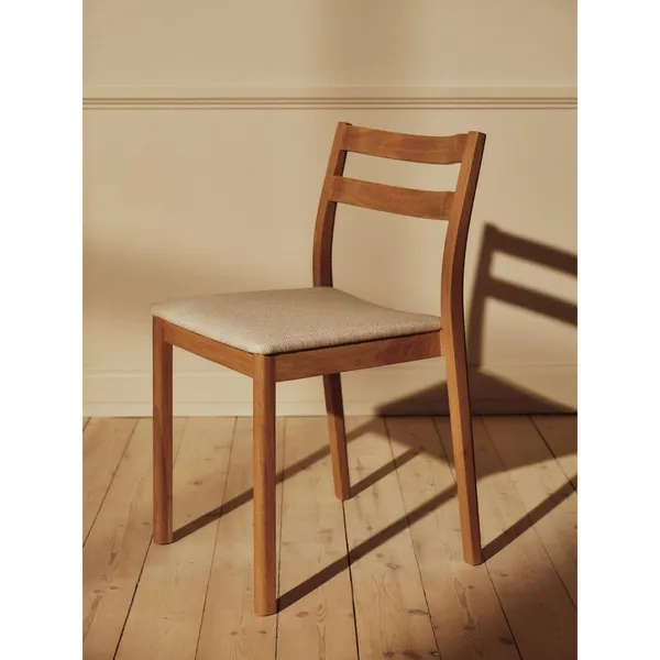 Boda Dining Chair Staple/Natural Oak/ Off White