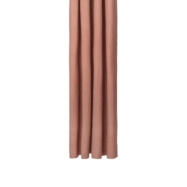 Chambray Shower Curtain Brown Clay
