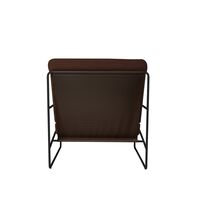 Desert 1-Seater Sofa Pure Bouclé/ Black/ Chestnut