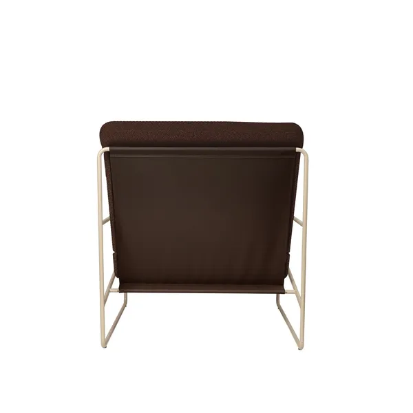 Desert 1-Seater Sofa Pure Bouclé/Cashmere/Chestnut