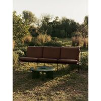 Desert 3-Seater Sofa Pure Bouclé/ Black/ Chestnut