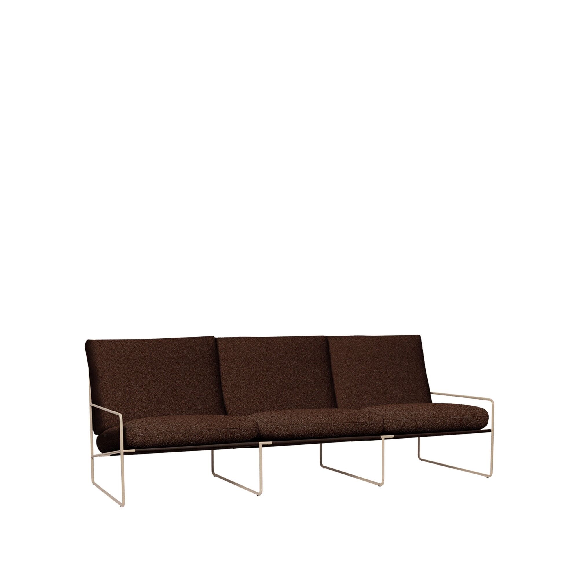 Desert 3-Seater Sofa Pure Boucl/Cashmere/Kastanje