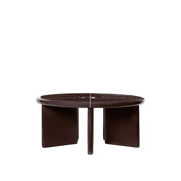Deya Coffee Table Ø47 Chestnut Brown
