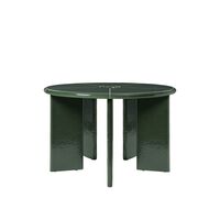 Deya Dining Table Ø120 Dark green
