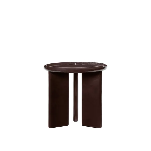 Deya Side Table Ø47 Chestnut Brown