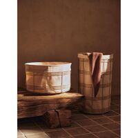 Fio Laundry Basket Cashmere/Natural