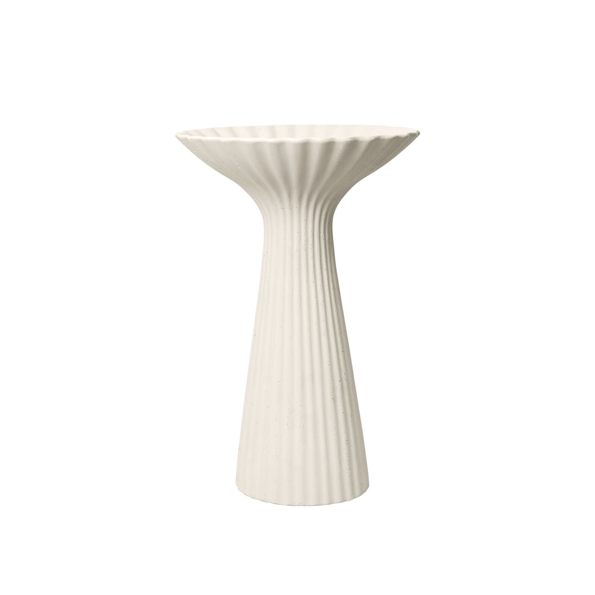 Fountain Pedestal Skl Ivory