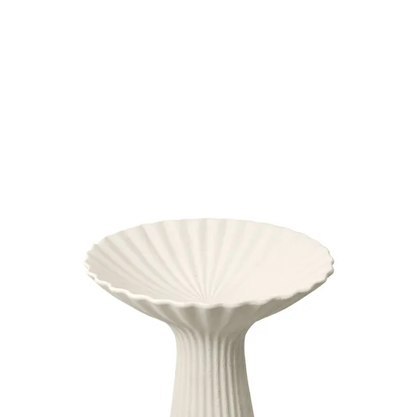 Fountain Pedestal Bowl Ivory