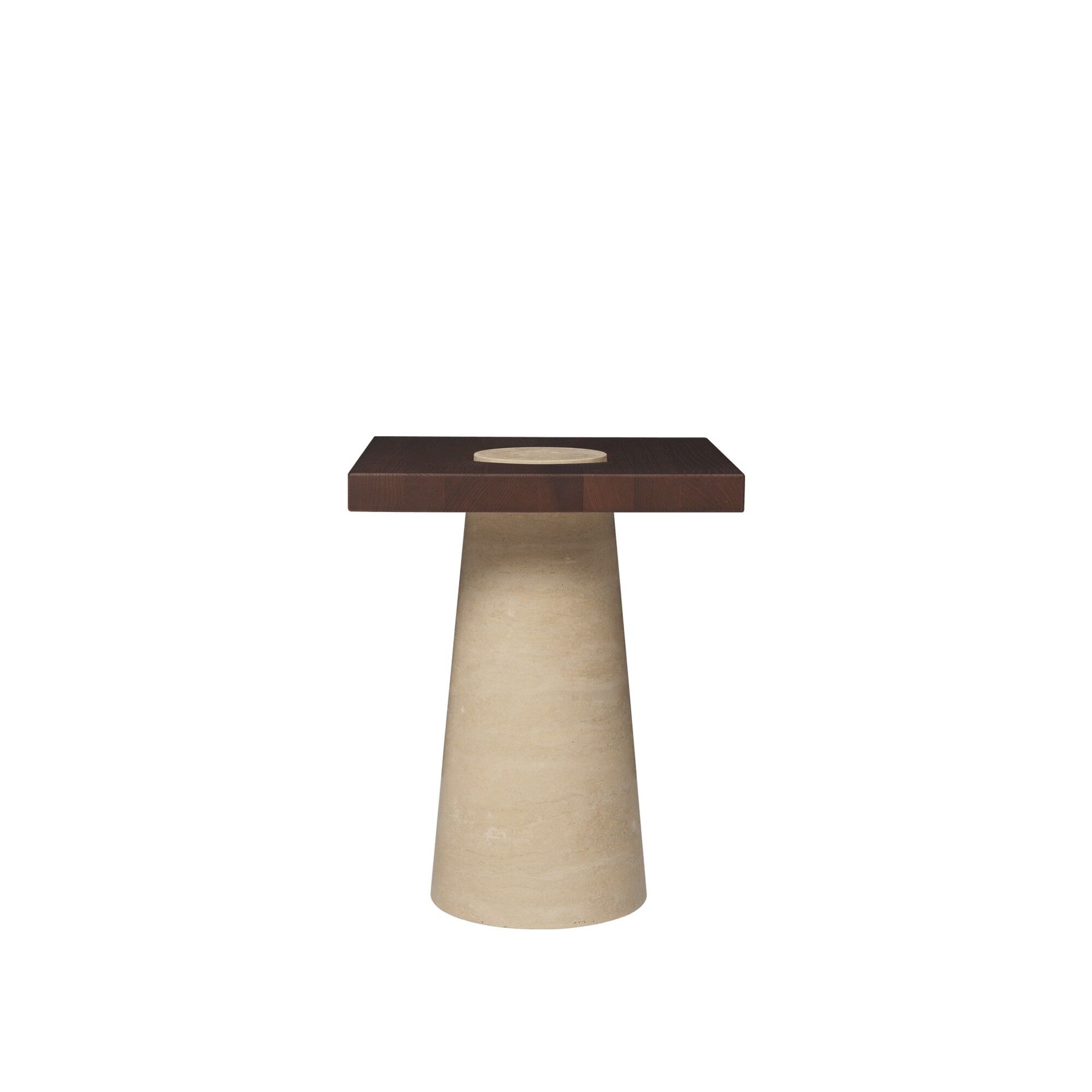 Grova Sidebord Travertin