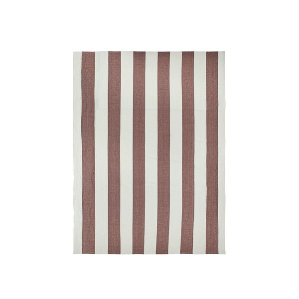 Hale Tablecloth L240 Chestnut/Frosted Lime