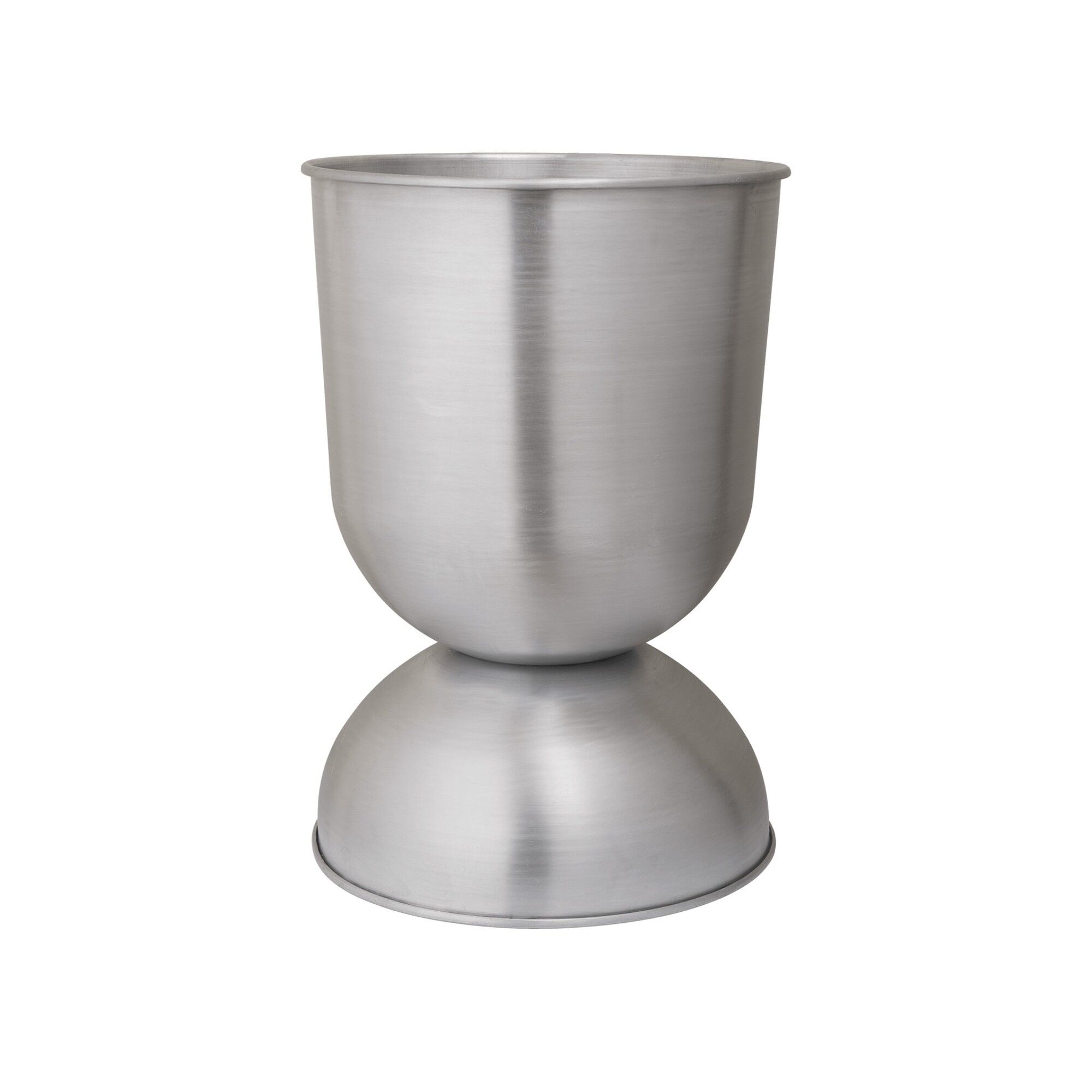 Timeglass Potte Stor Aluminium