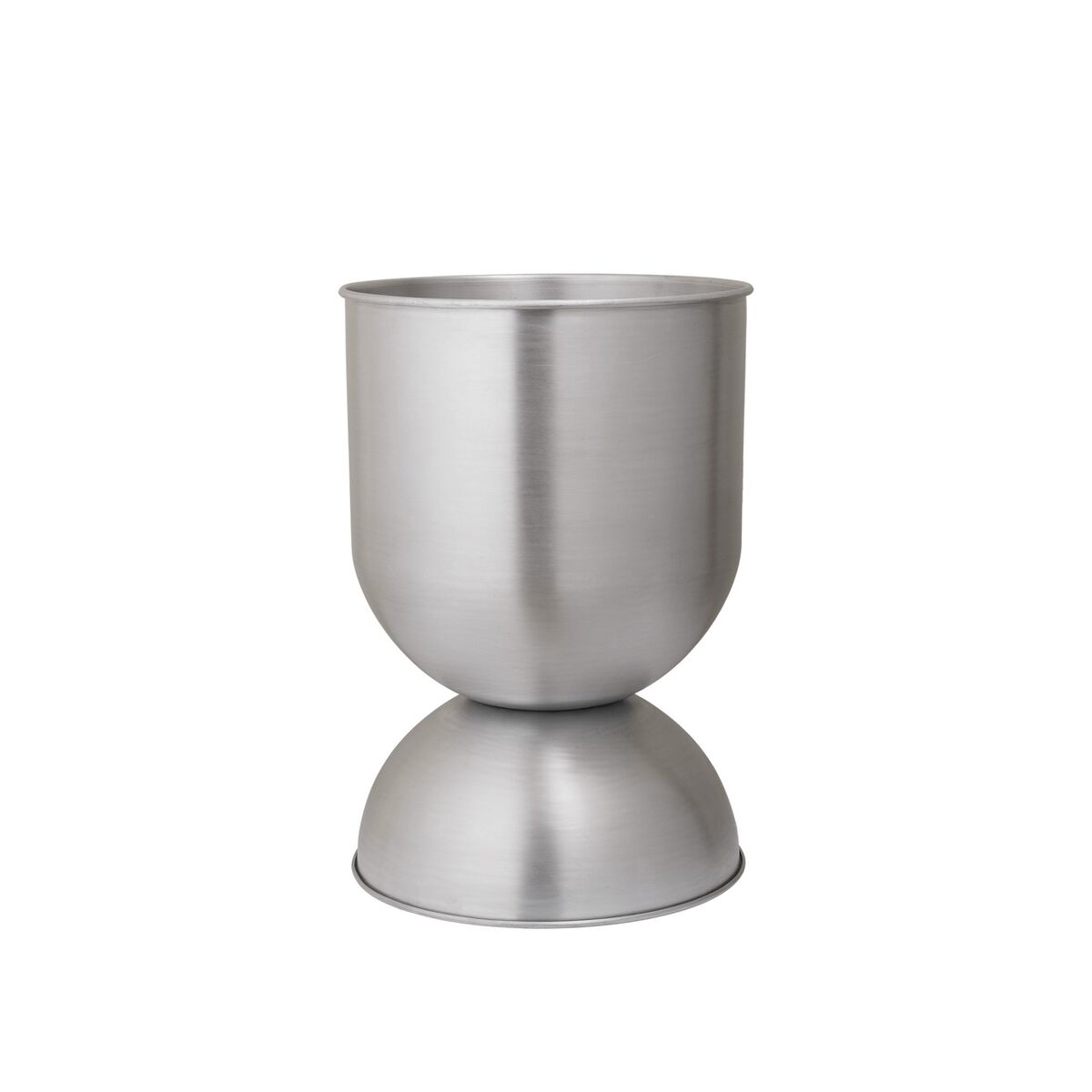 Hourglass Pot Medium Aluminum