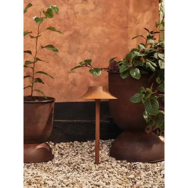 Hourglass Pot Small Rust