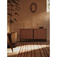 Parcel Hall Cabinet H50 Dark Stained Oak