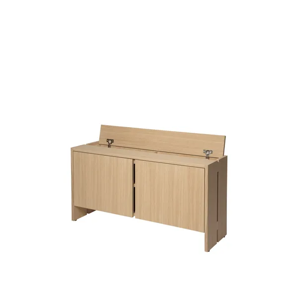Parcel Hall Cabinet H50 Natural Oak