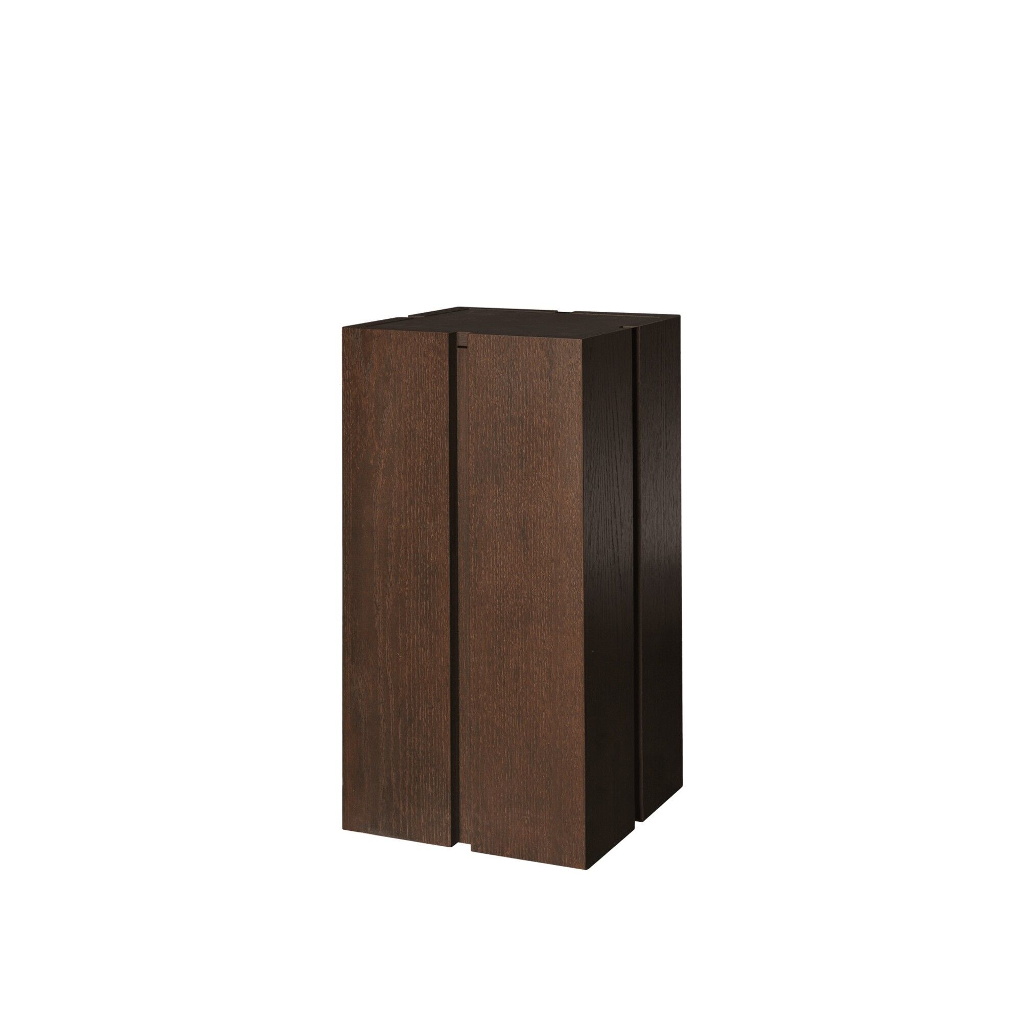 Parcel Piedestal H60 Mrkbejdset