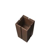 Parcel Pedestal H60 Dark Stained