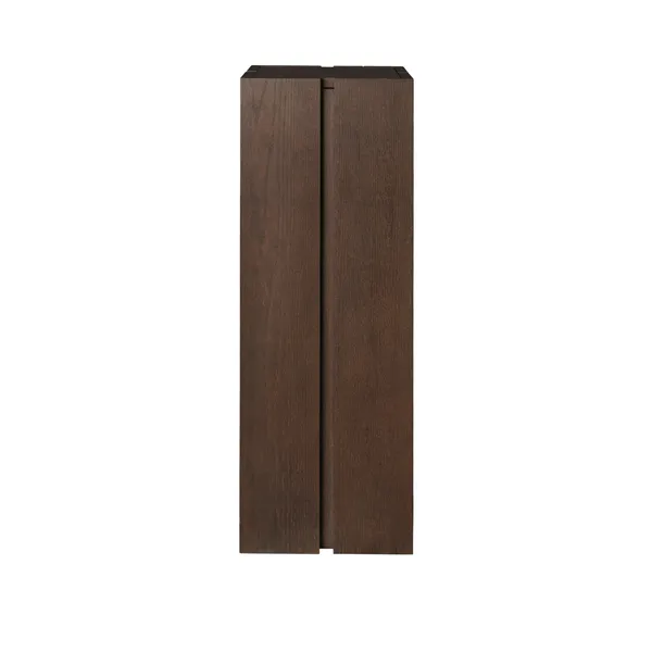 Parcel Pedestal H90 Dark Stained