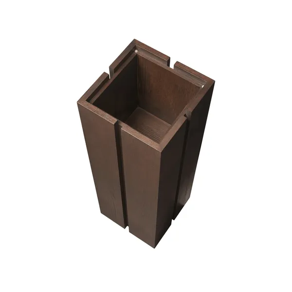 Parcel Pedestal H90 Dark Stained