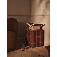 Pillar Side Table Brown