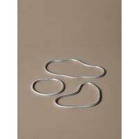 Pond Coaster Set of 3 Aluminum