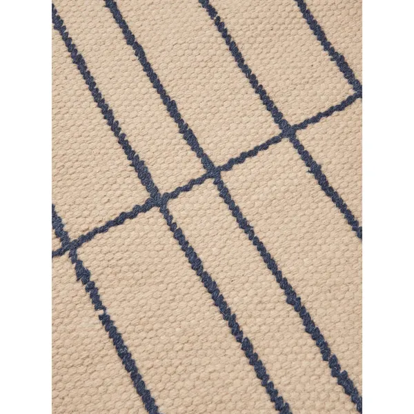 Sen Rug 140x200 Parchment/Indigo