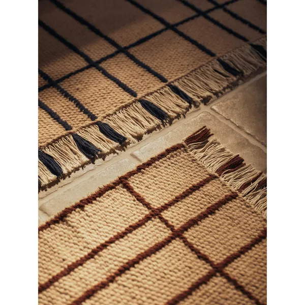 Sen Rug 140x200 Parchment/Indigo