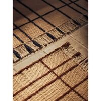 Sen Rug 140x200 Parchment/Indigo