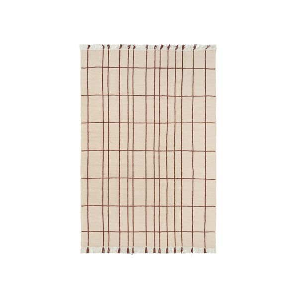 Sen Rug 170x240 Parchment/Chestnut