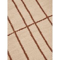 Sen Rug 170x240 Parchment/Chestnut