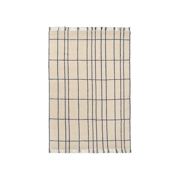 Sen Rug 170x240 Parchment/Indigo