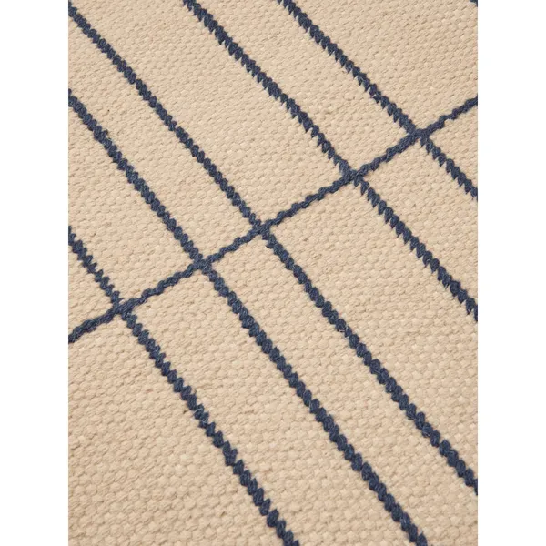 Sen Rug 170x240 Parchment/Indigo