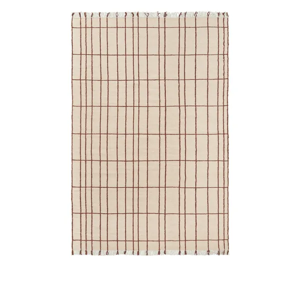 Sen Rug 200x300 Parchment/Chestnut