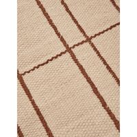 Sen Rug 200x300 Parchment/Chestnut