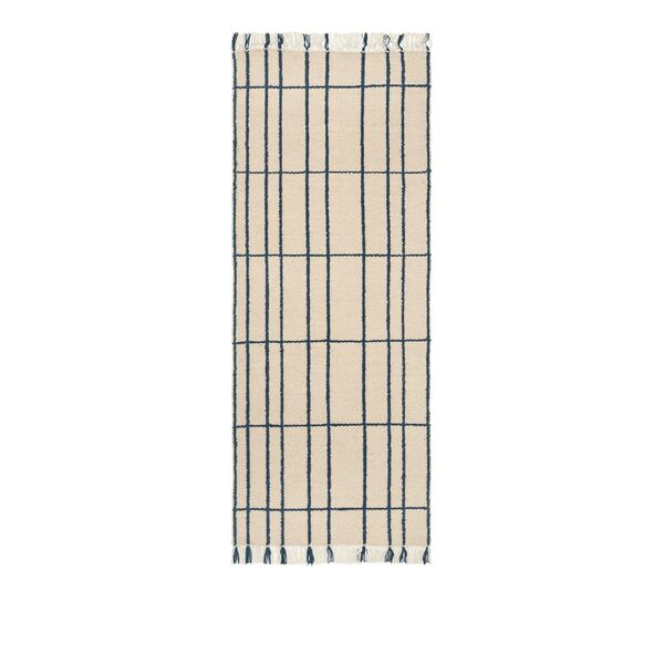 Sen Rug 80x200 Parchment/Indigo