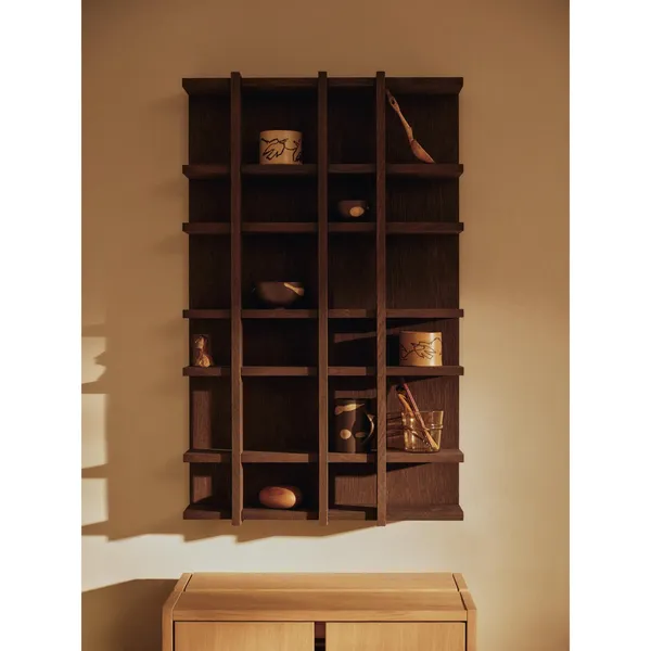 Tilem Shelf 4x6 Dark Stained Oak