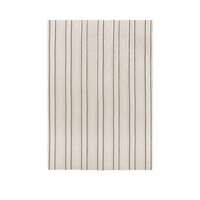 Twill Bedspread Single Off White/ Black