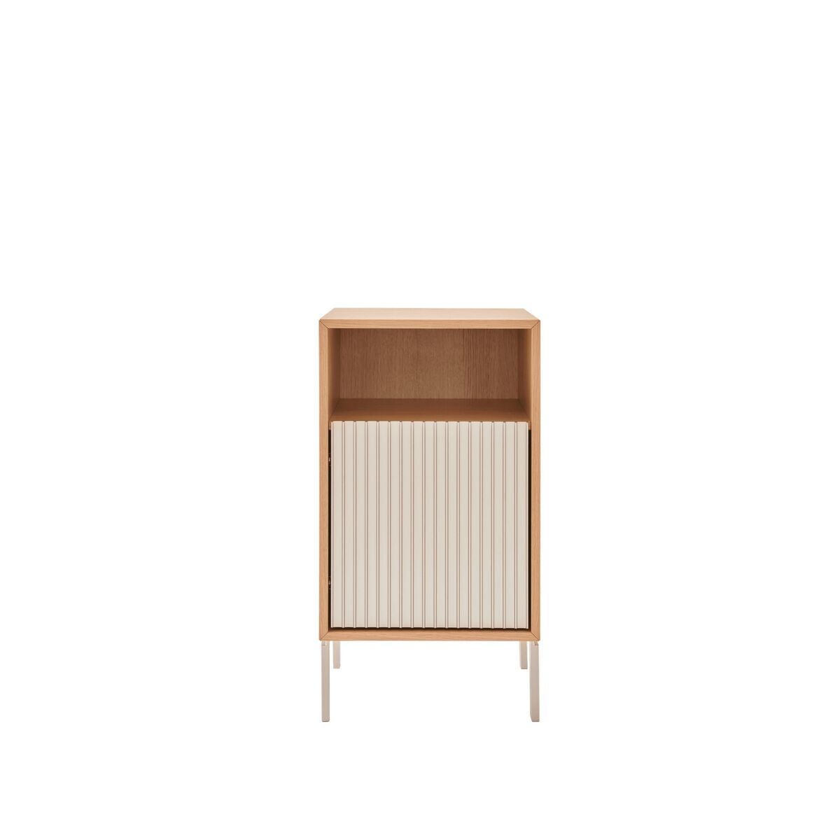 672 Bedside Table Light Oak